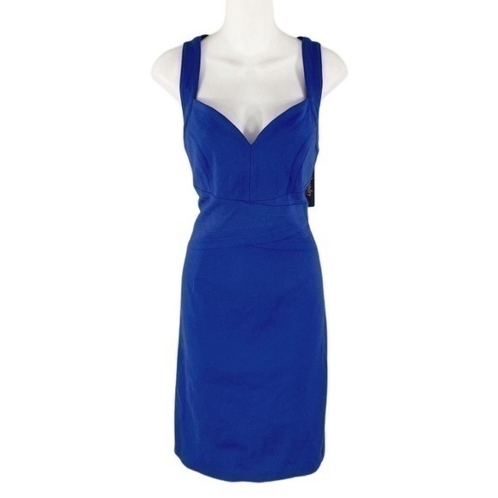 Laundry By Shelli Segal Royal Blue Sheath Dress